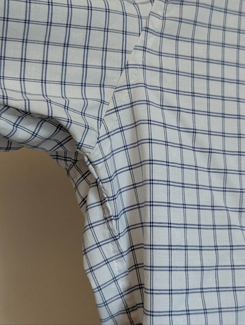 Uniqlo Bundle Slim Fit Small White Blue Plaid Button Down Long Sleeve Shirts - Picture 12 of 12